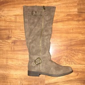 Taupe Riding Boots